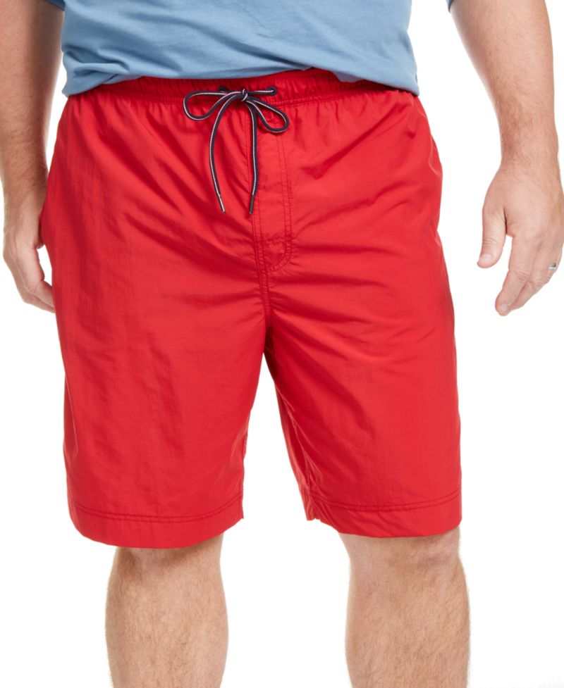 Men's Big & Tall 9.5" Solid Swim Trunks