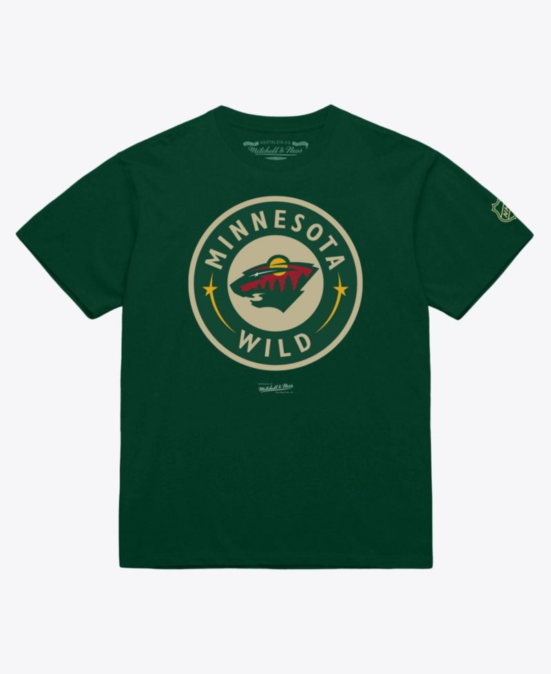 Men's Green Minnesota Wild Core Current Logo T-Shirt