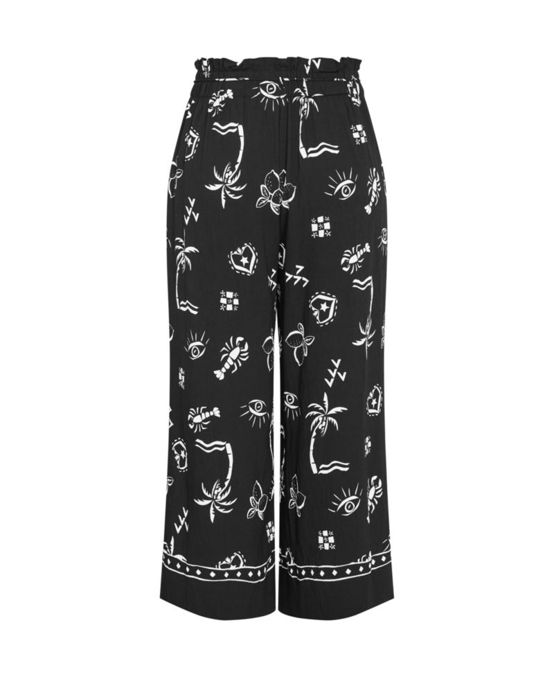 Women's Resort Border Print Pant