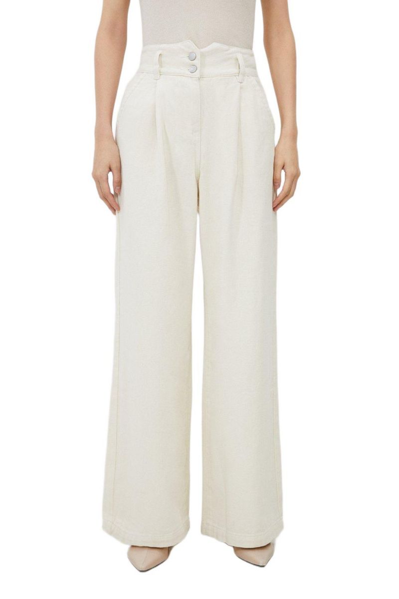 Women's High Waisted Denim Wide Leg Jeans