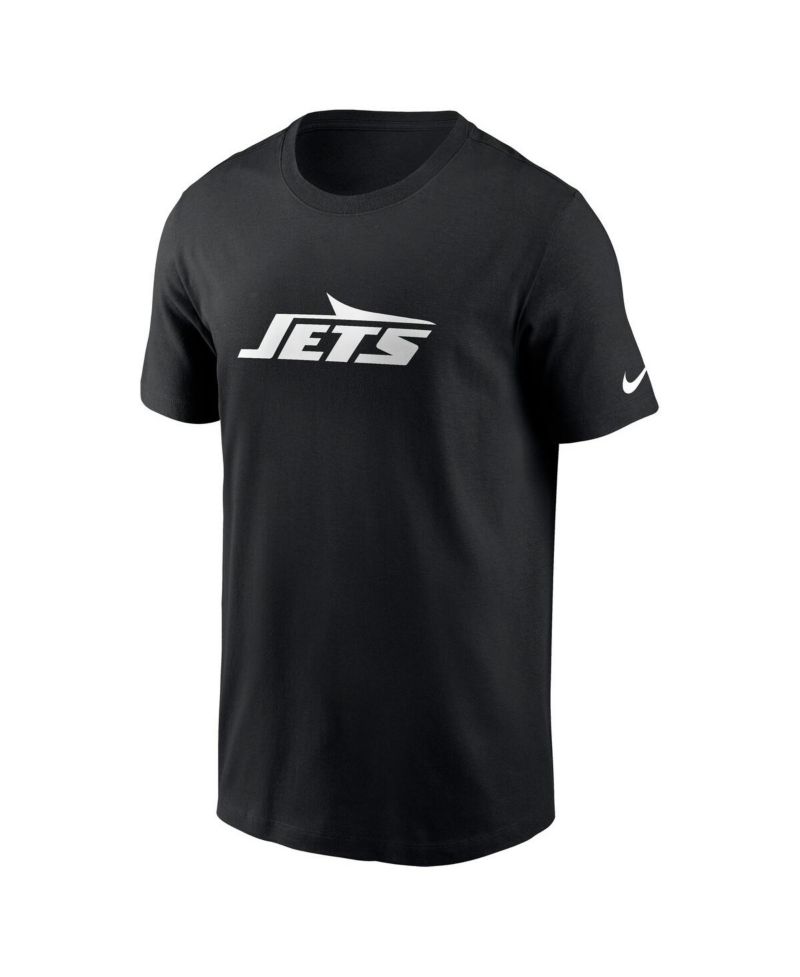 Men's Black New York Jets Primary Logo T-Shirt
