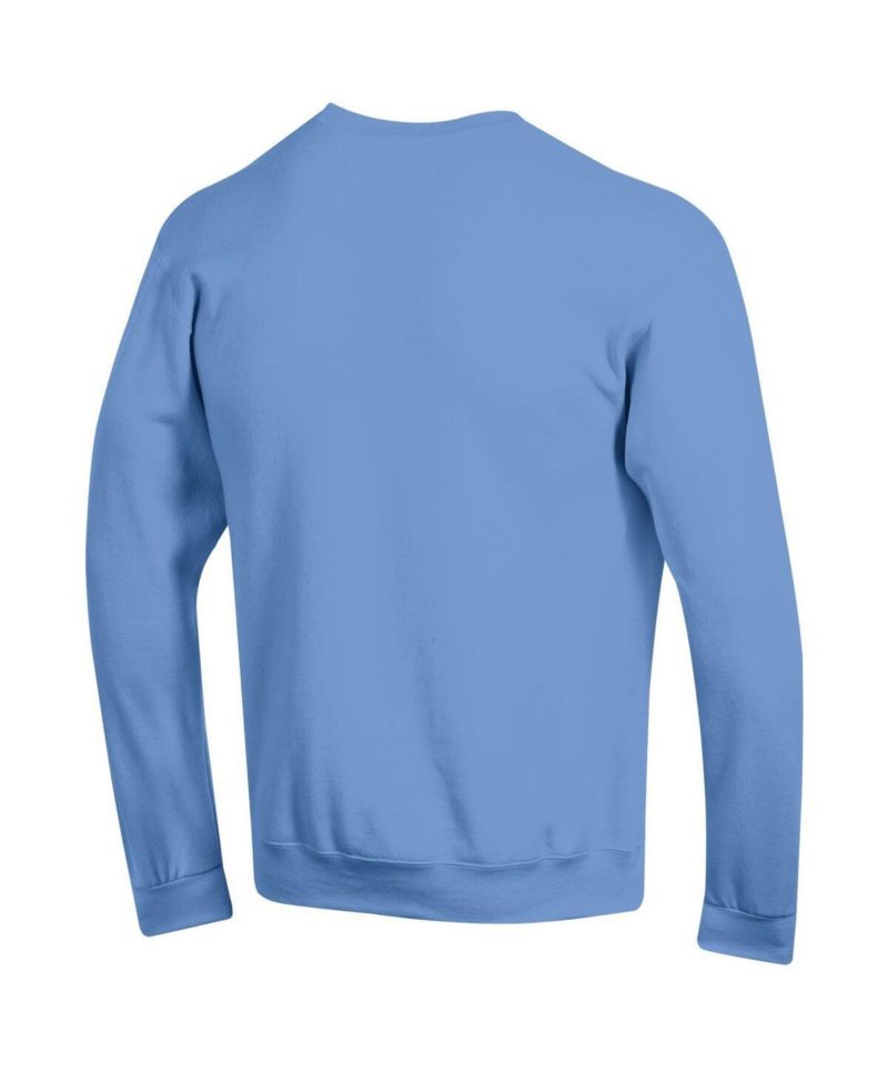 Men's Light Blue Columbia University Basic Arch Fleece Pullover Sweatshirt