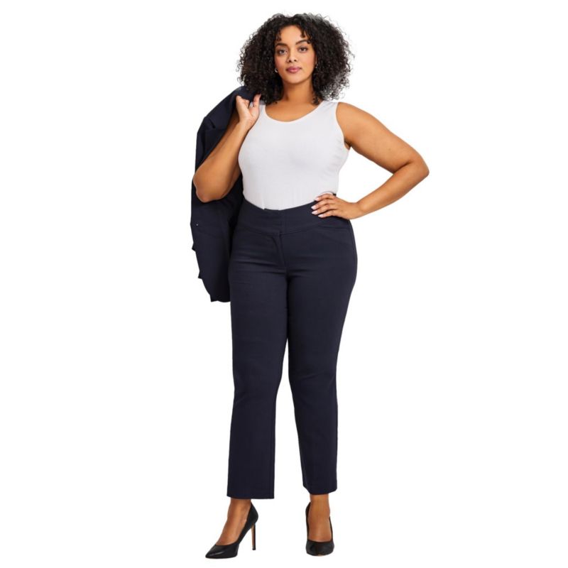 Women's Plus Size Super Stretch Straight Leg Pant