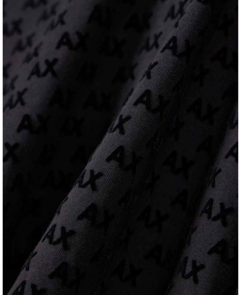 Men's Flocked All Over Logo Polo Shirt