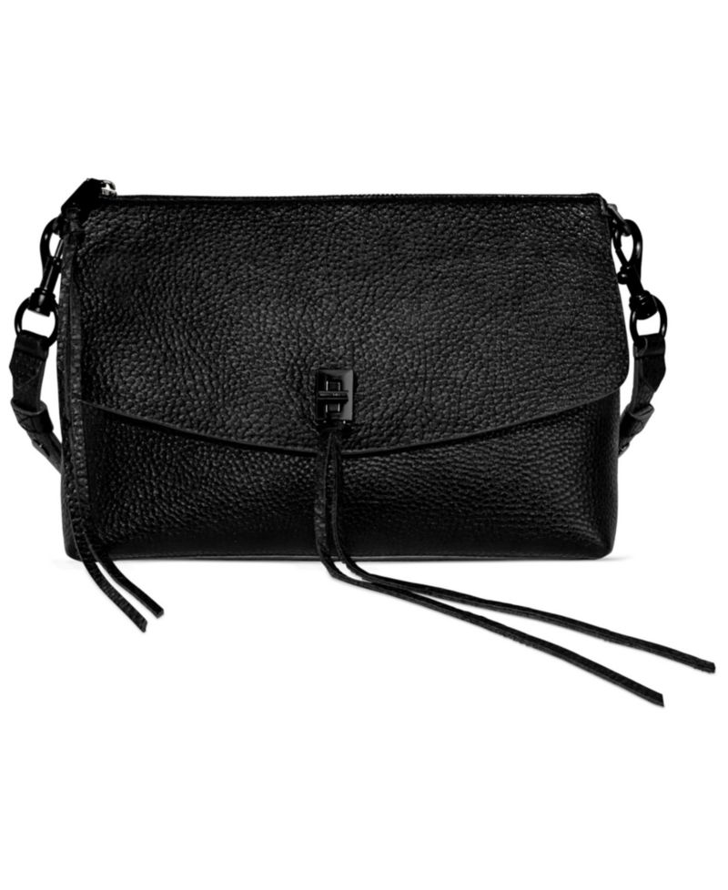 Darren Small Leather Turnlock Shoulder Bag