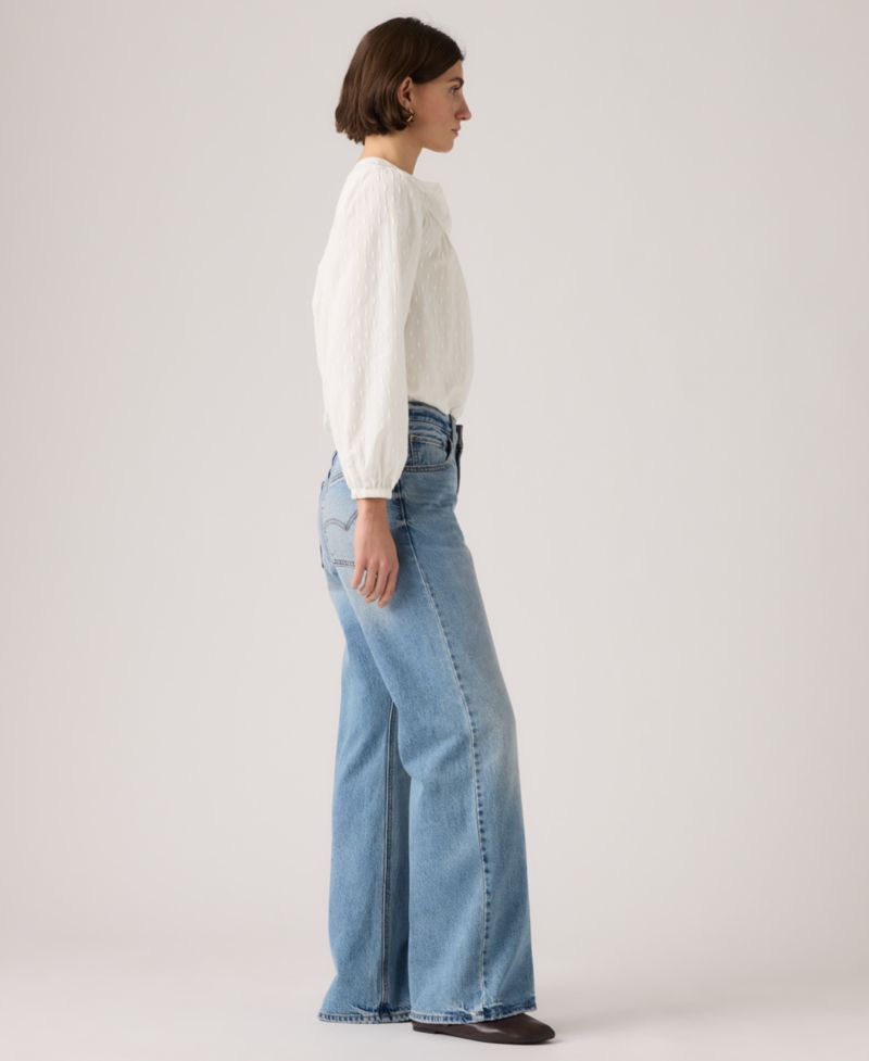 Women's Premium Mid-Rise Loose Bootcut Jeans