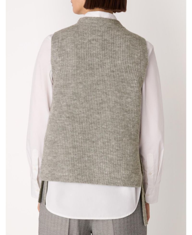 Women's Wool Mix Side Tie Detail Tank
