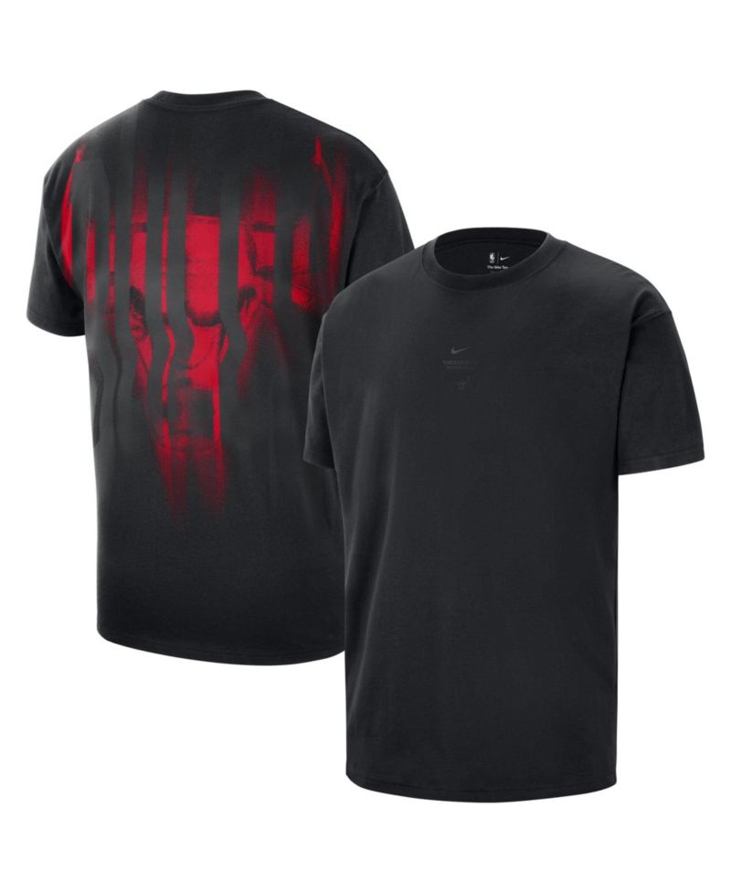 Men's Black Chicago Bulls 2026 Standard Issue Pre-Game Max 90 T-Shirt