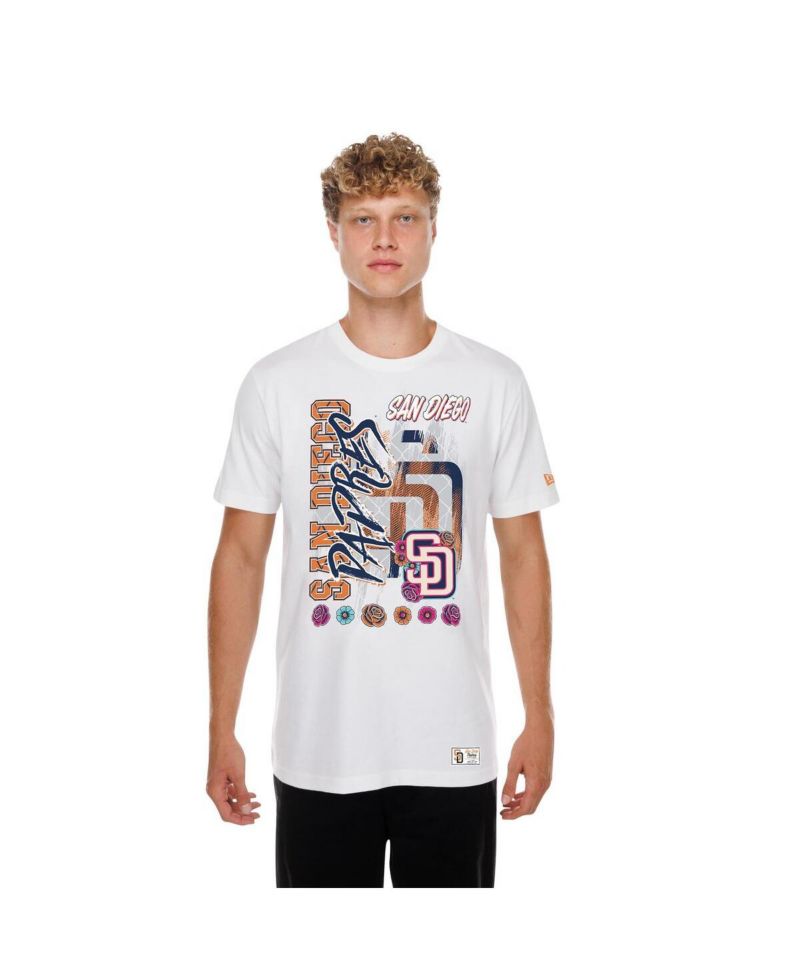 Men's White San Diego Padres 2026 City Connect Photo Real T-Shirt