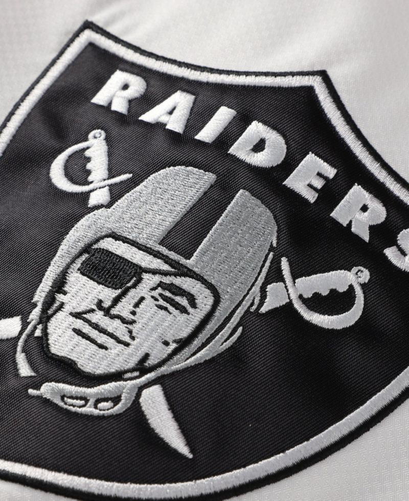 Men's Black Las Vegas Raiders Head Coach Anorak Quarter-Zip Windbreaker Jacket