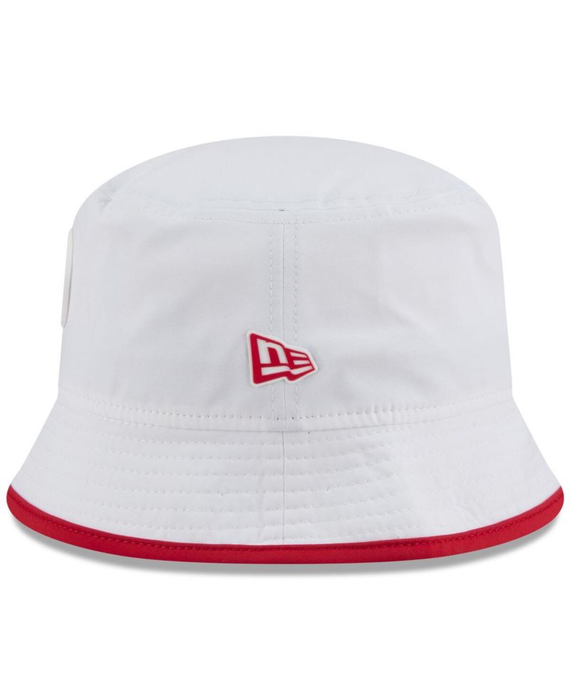 Men's White San Francisco 49ers 2025 NFL Training Camp Stretch Bucket Hat