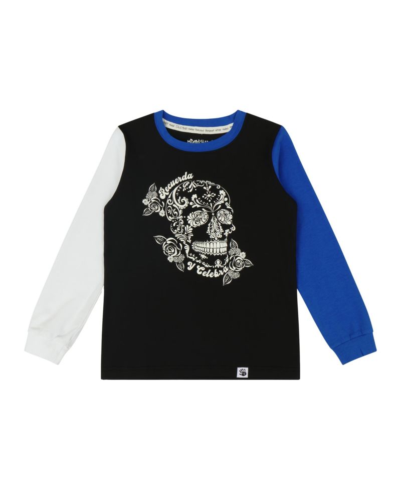 Kids Recuerda Tee - Colorblock Long Sleeve Graphic T-Shirt