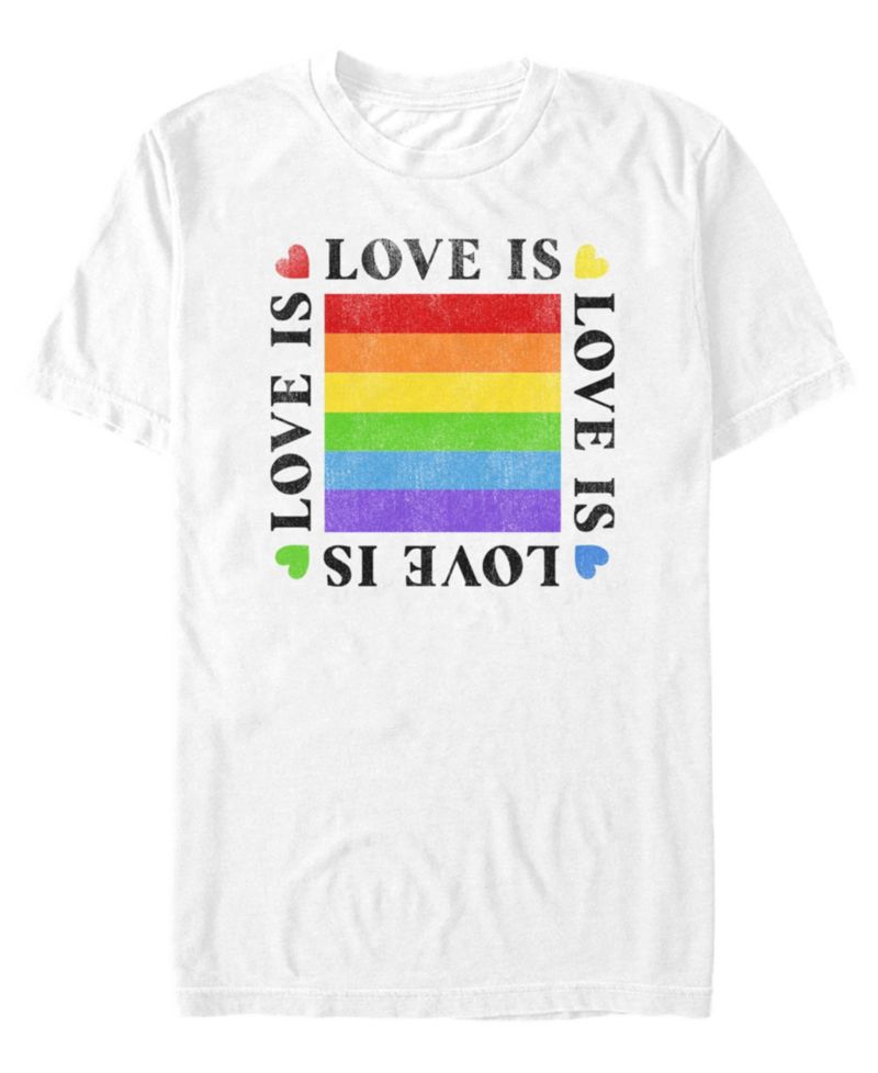 Men's Love Is Pride Short-Sleeve T-Shirt