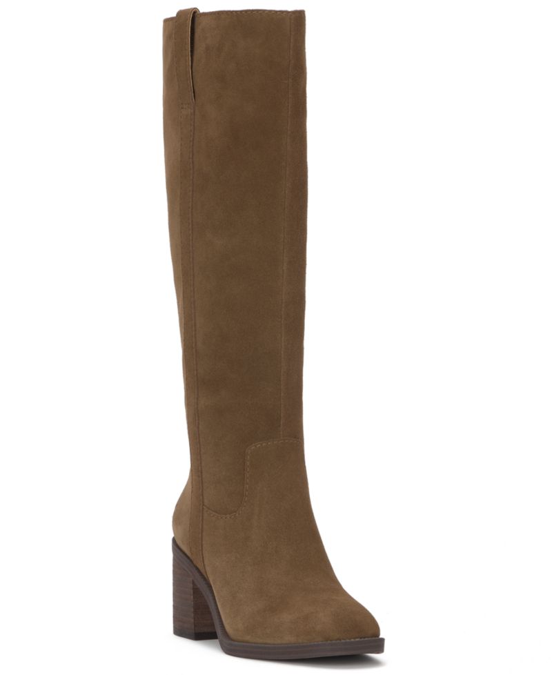 Women's Adana Tall Block Heel Boots, Regular, Wide and Extra-Wide Calf