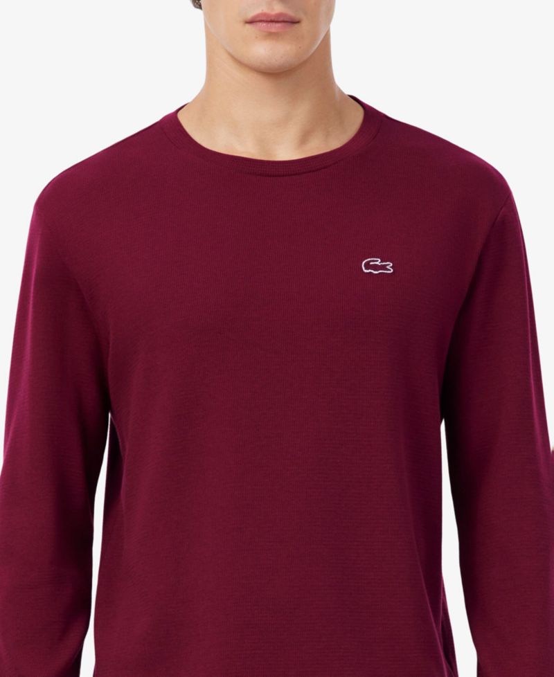 Men's Waffle-Knit Thermal Sleep T-Shirt