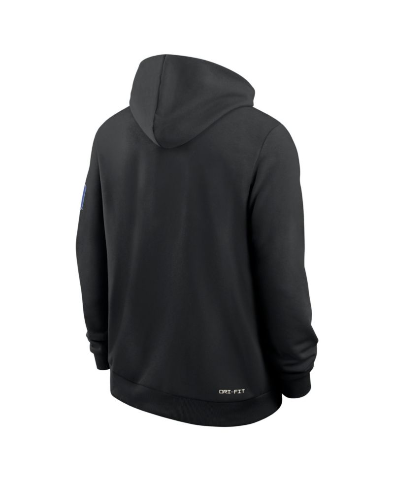 Men's Black Duke Blue Devils 2026 Sideline Standard Issue Dri-FIT Hoodie