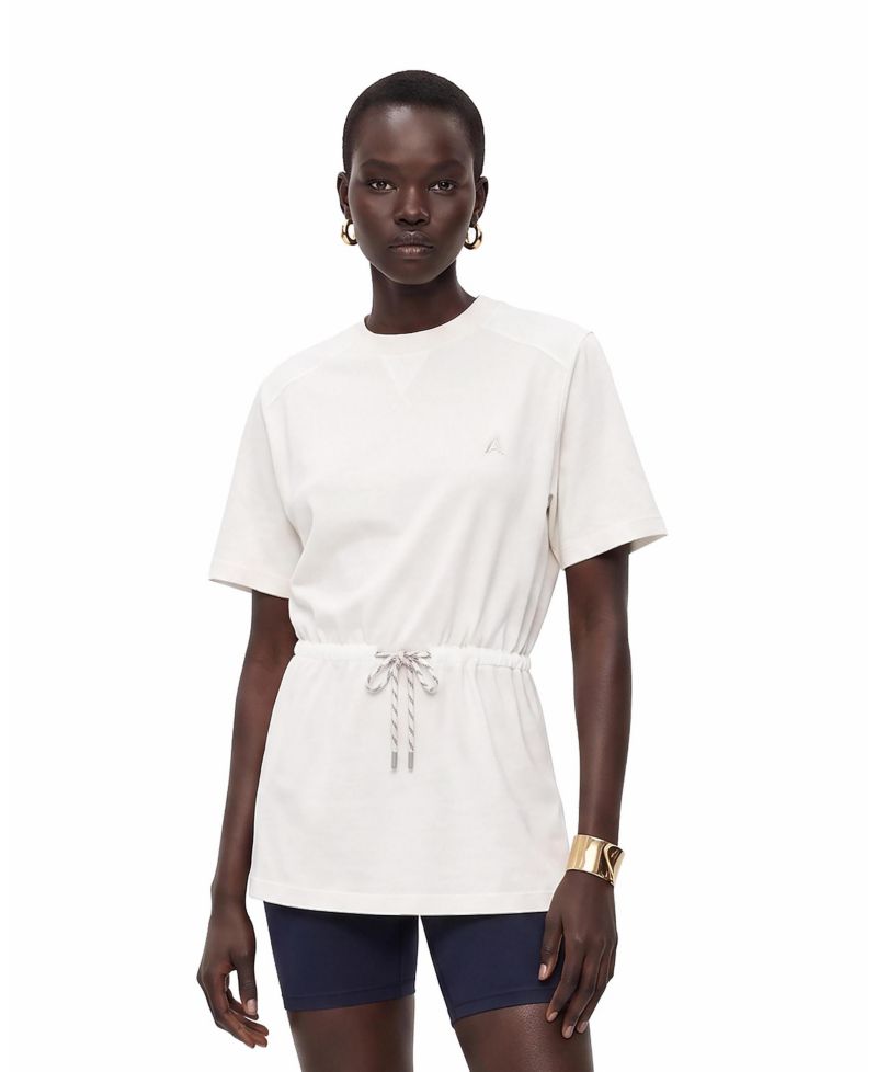 Women's Livet Adjustable Tunique Short-Sleeve Top