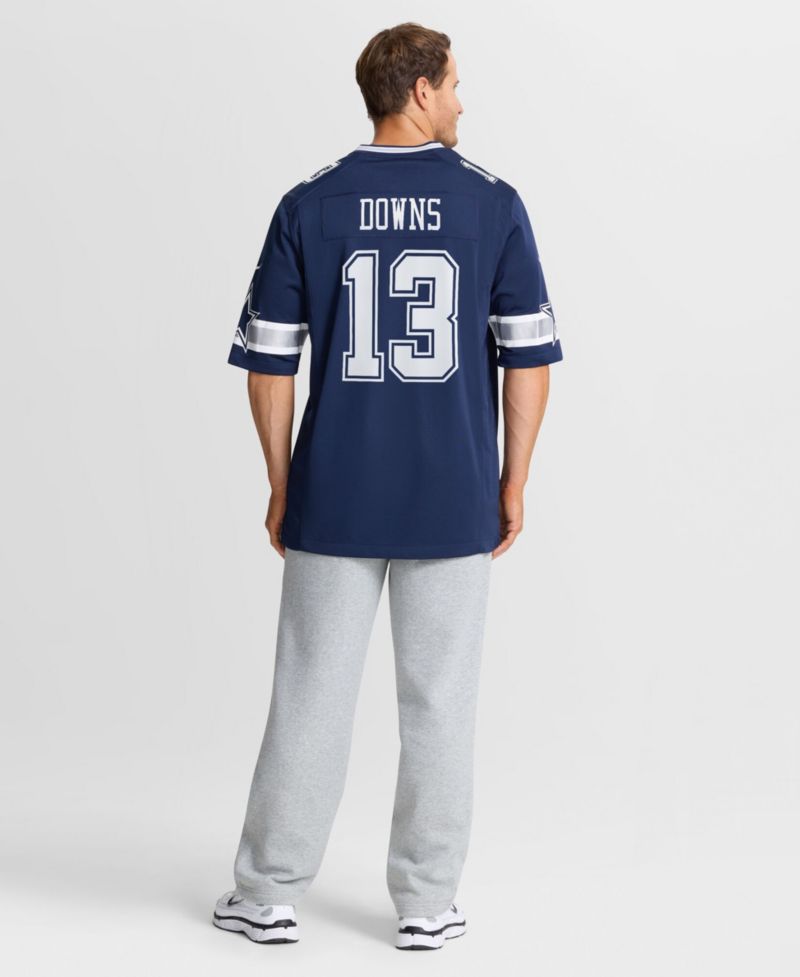 Men's Caleb Downs Navy Dallas Cowboys 2026 NFL Draft First Round Pick No. 11 Team Game Jersey