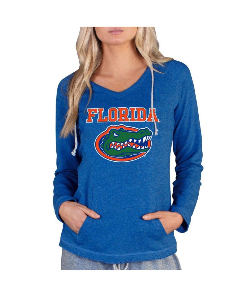 Women's Royal Florida Gators Mainstream Lightweight Terry Pullover Hoodie