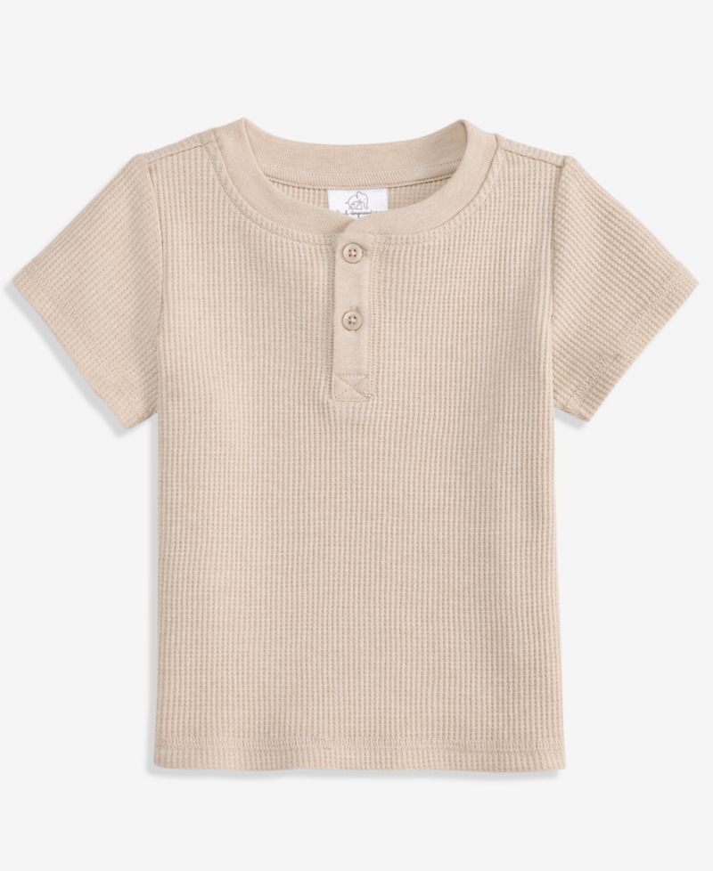 Baby Boys' Mix & Match Waffled Henley T-Shirt