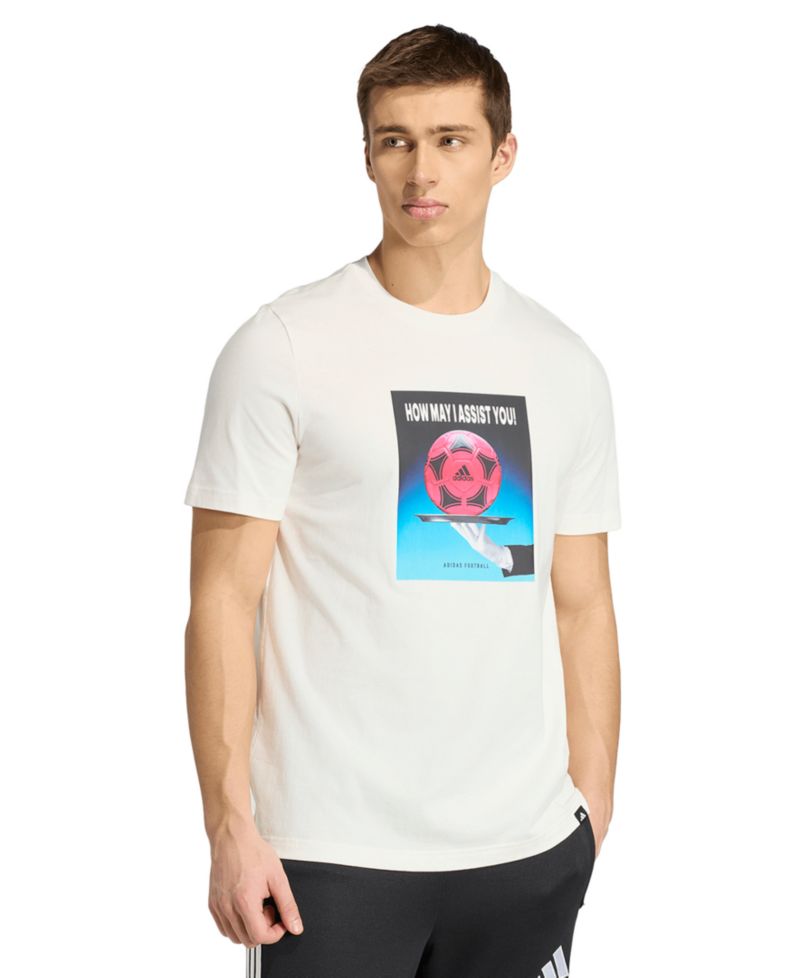 Men's Football Slogan Graphic Crewneck T-Shirt