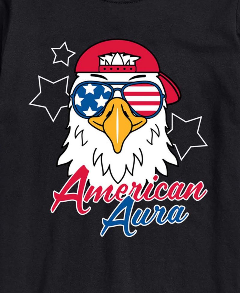 Men's American Aura Eagle Short-Sleeve Graphic T-Shirt