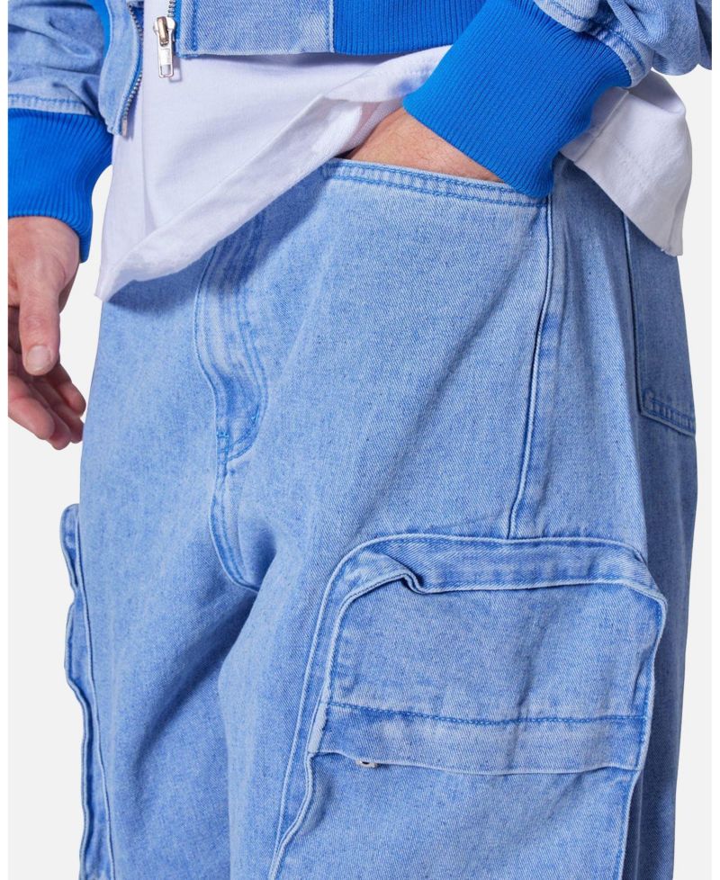 Men's Ultra Baggy Feeling Blue Denim