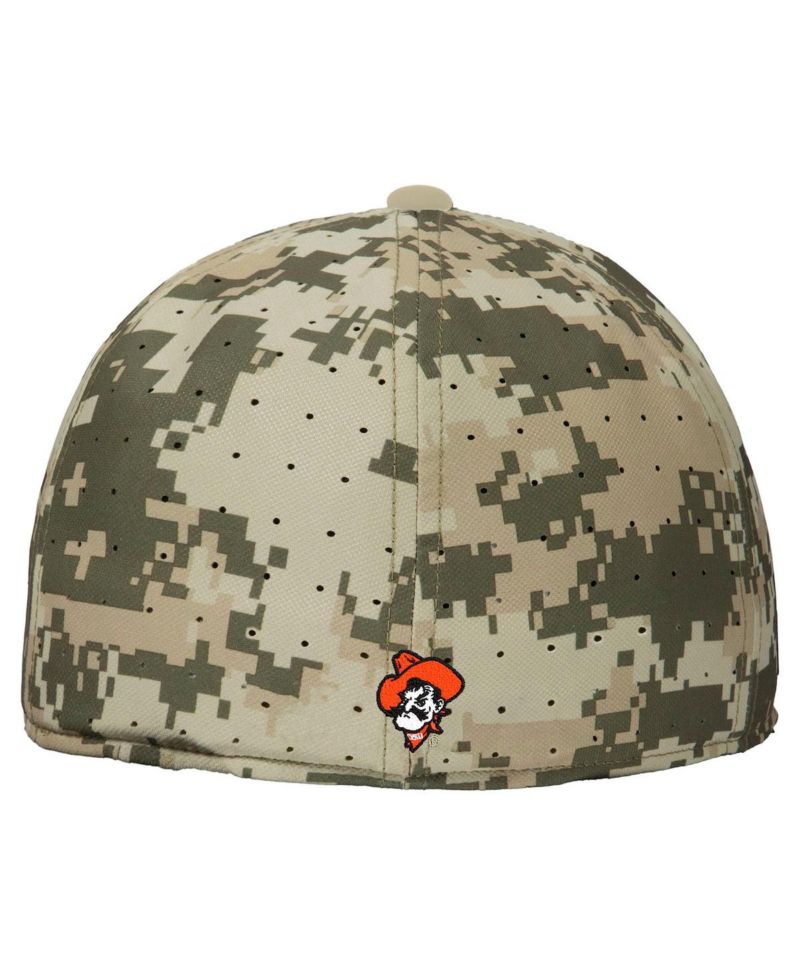 Men's Digital Camo Oklahoma State Cowboys On-Field Baseball Performance Fitted Hat