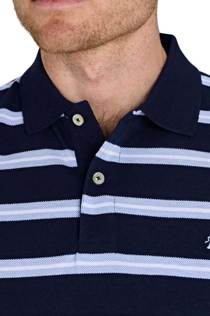 Men's Triple Stripe Birdseye Polo Shirt