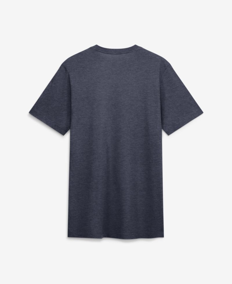 Men's Heather Navy Minnesota Twins Cooperstown Logo Tri-Blend T-Shirt