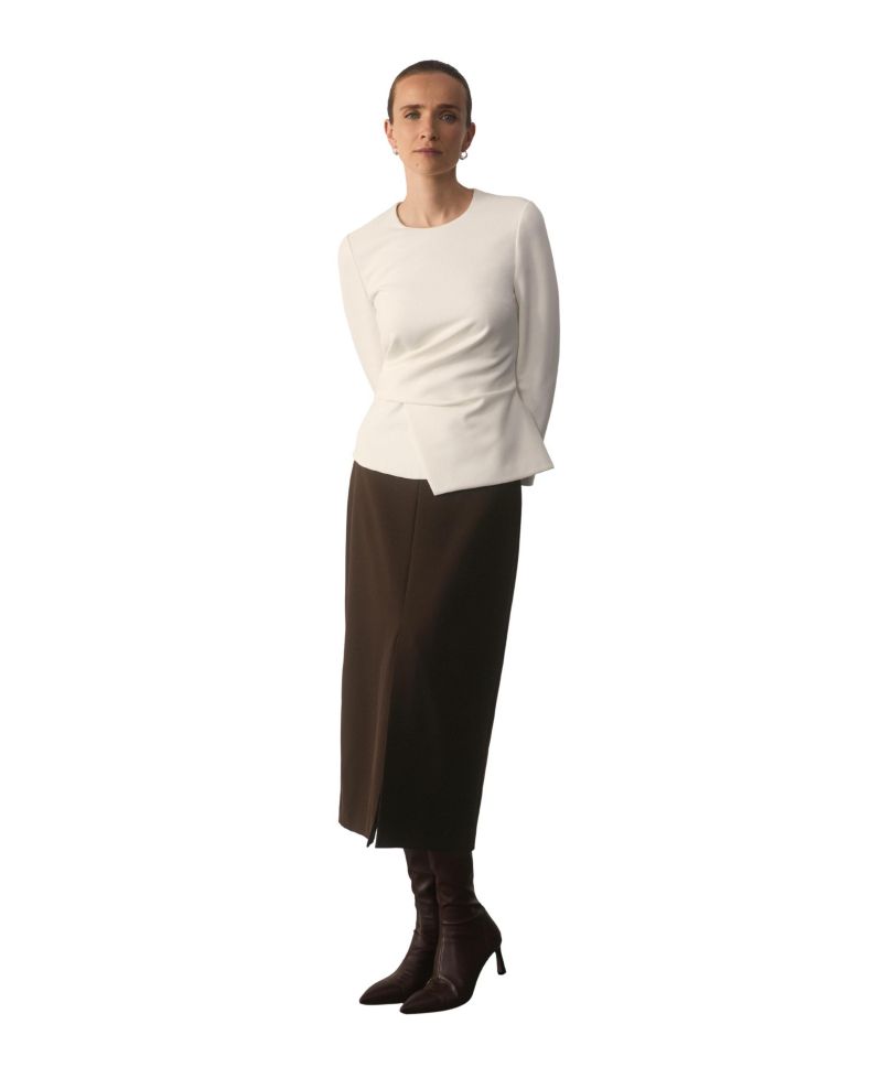Women's Malone Long-Sleeve Peplum Blouse