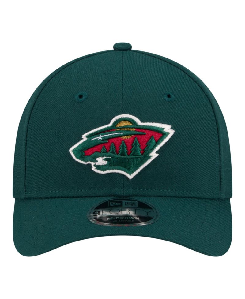 Men's Green Minnesota Wild COOLERA 9FORTY M-Crown Adjustable Hat