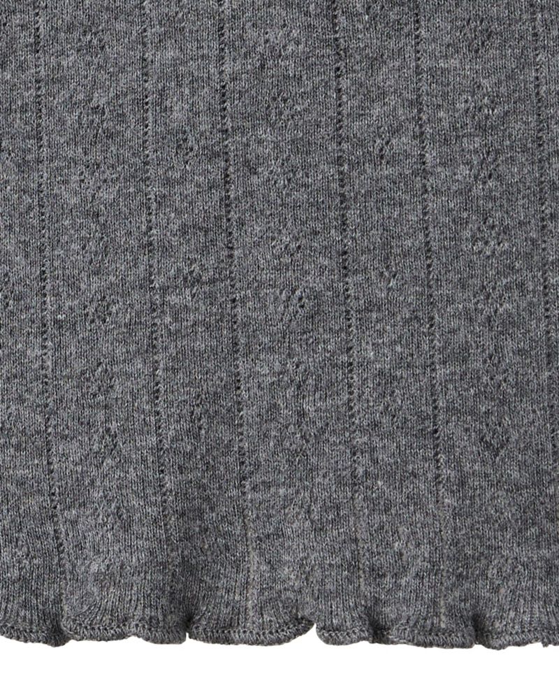 Women's Open-Knit Long-Sleeve Cotton Pajama Cardigan