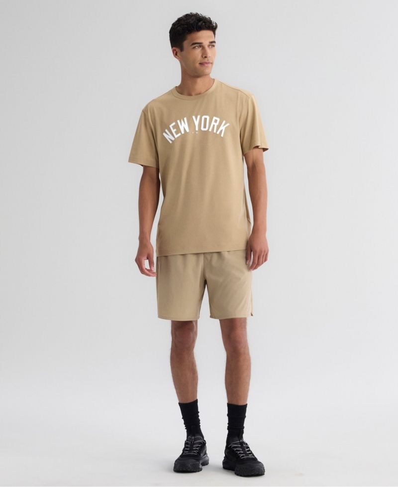 Men's Khaki New York Yankees Clutch Winning Edge T-Shirt