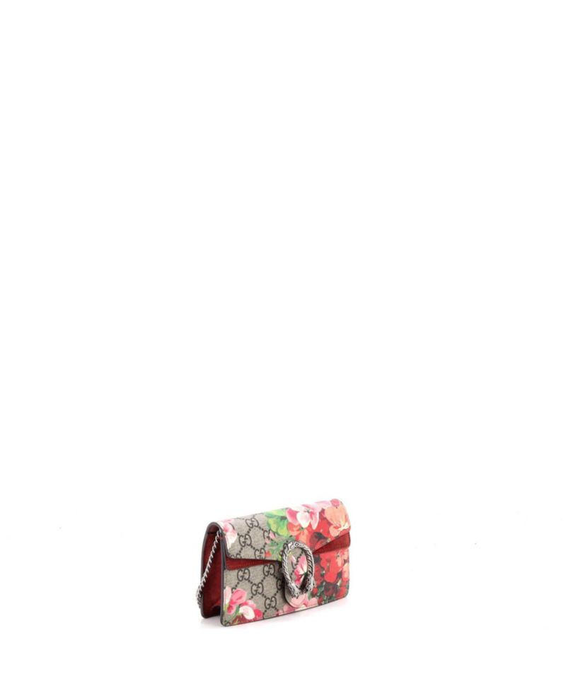 Super Mini Dionysus Bag Blooms Print GG Coated Canvas