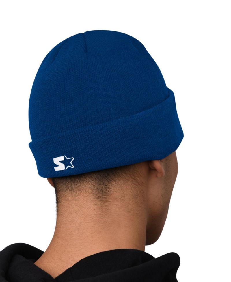 Men's Royal Indianapolis Colts Hoodie and Cuffed Knit Hat Combo Pack