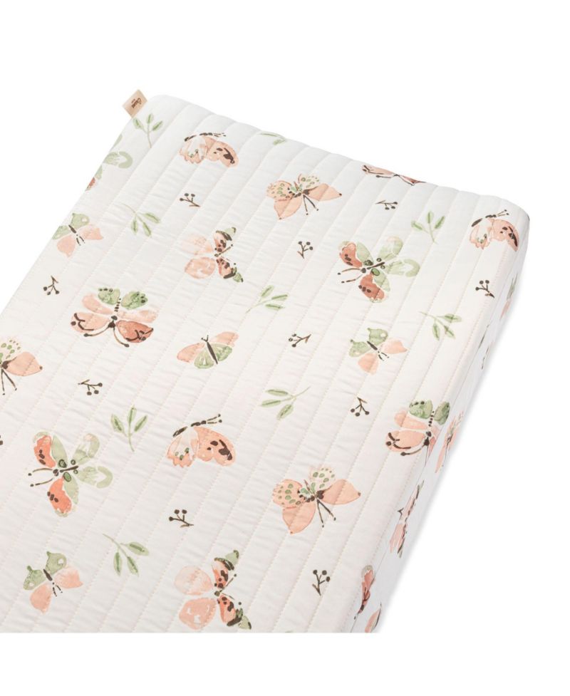 Infants Parker Quilted Butterfly Change Pad Cover
