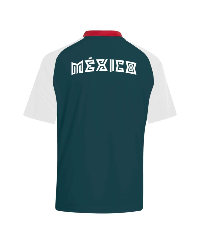 Big Boys and Girls White Mexico National Team 2026 Pre-Match Jersey