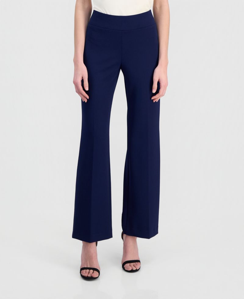 Petite Wide-Leg High-Rise Pants