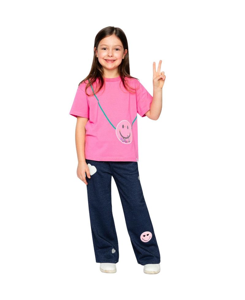 Little and Big Girl (6 - 14) French Terry Pant