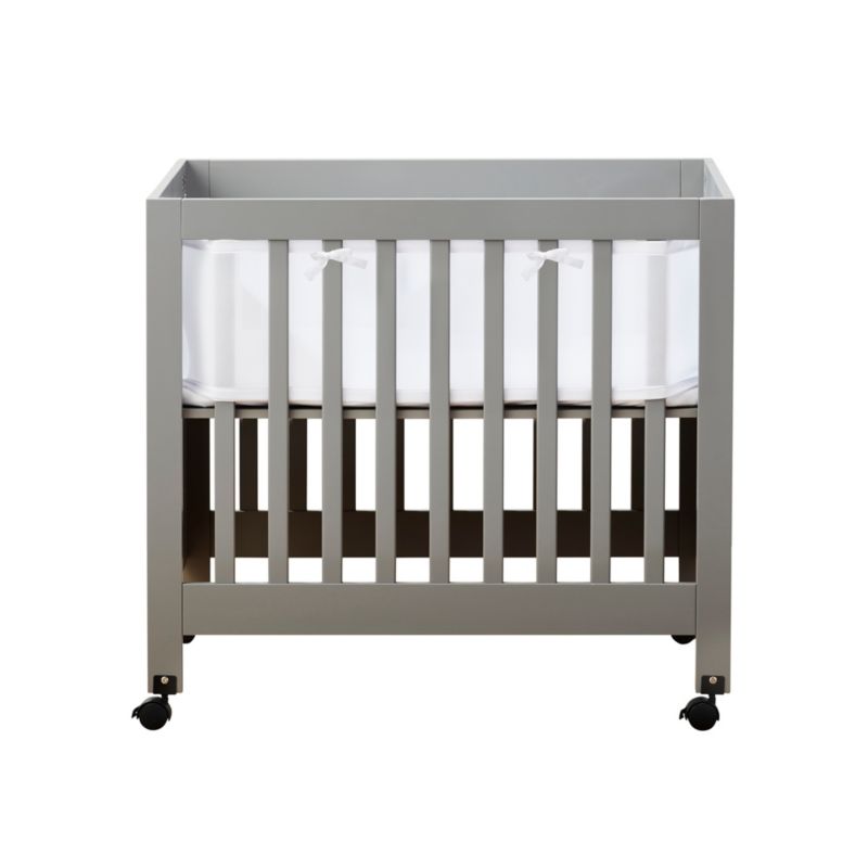 Breathable Mesh Liner for Mini Cribs, Classic 3mm Mesh (Size 4M Covers 4 Sides, Mini Cribs Only)