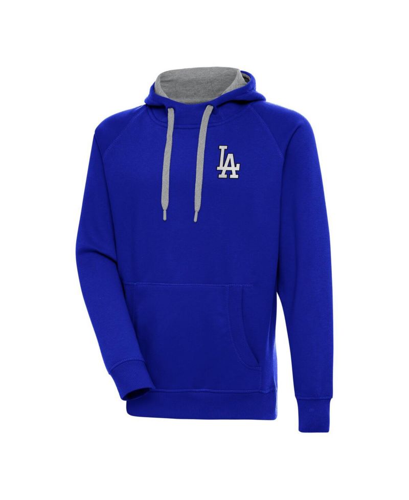 Men's Royal Los Angeles Dodgers Metallic Victory Pullover Hoodie
