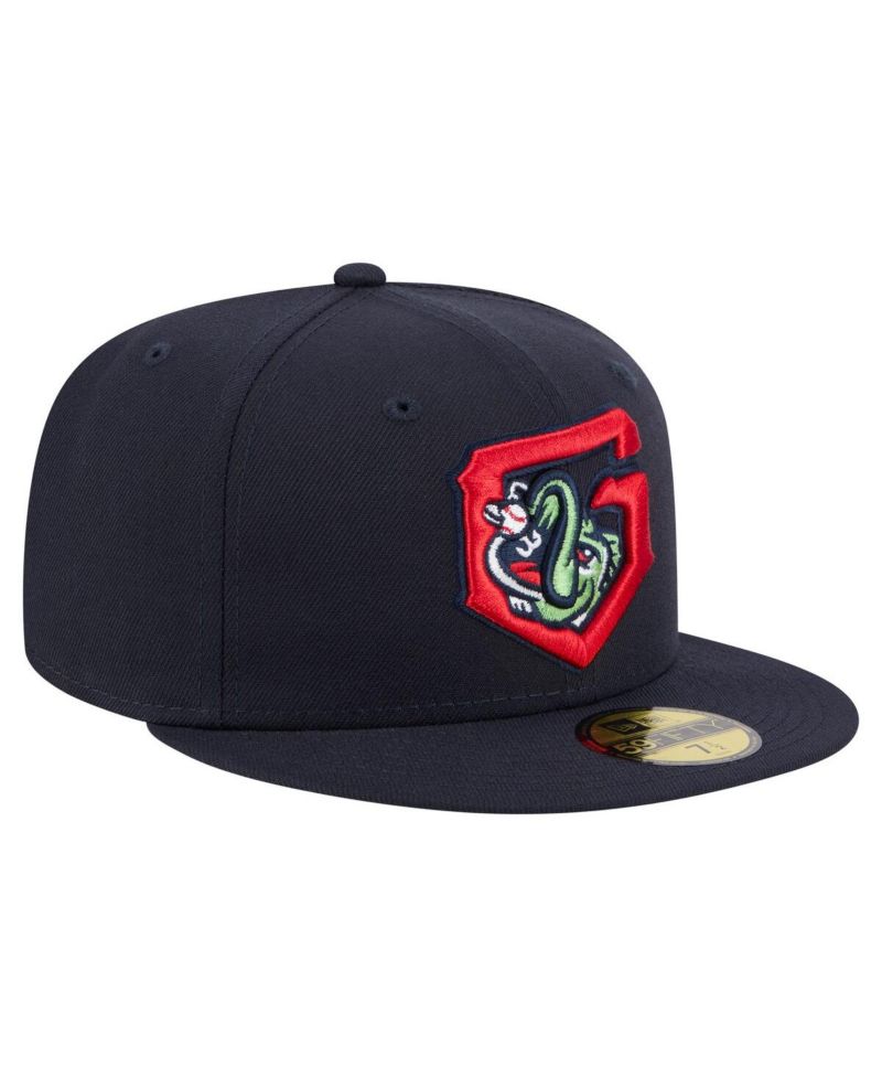 Men's Navy Gwinnett Stripers Authentic Collection 59FIFTY Fitted Hat