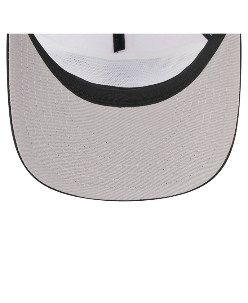 Men's White/Black Chicago White Sox Retro Cut 19TWENTY Adjustable Trucker Hat