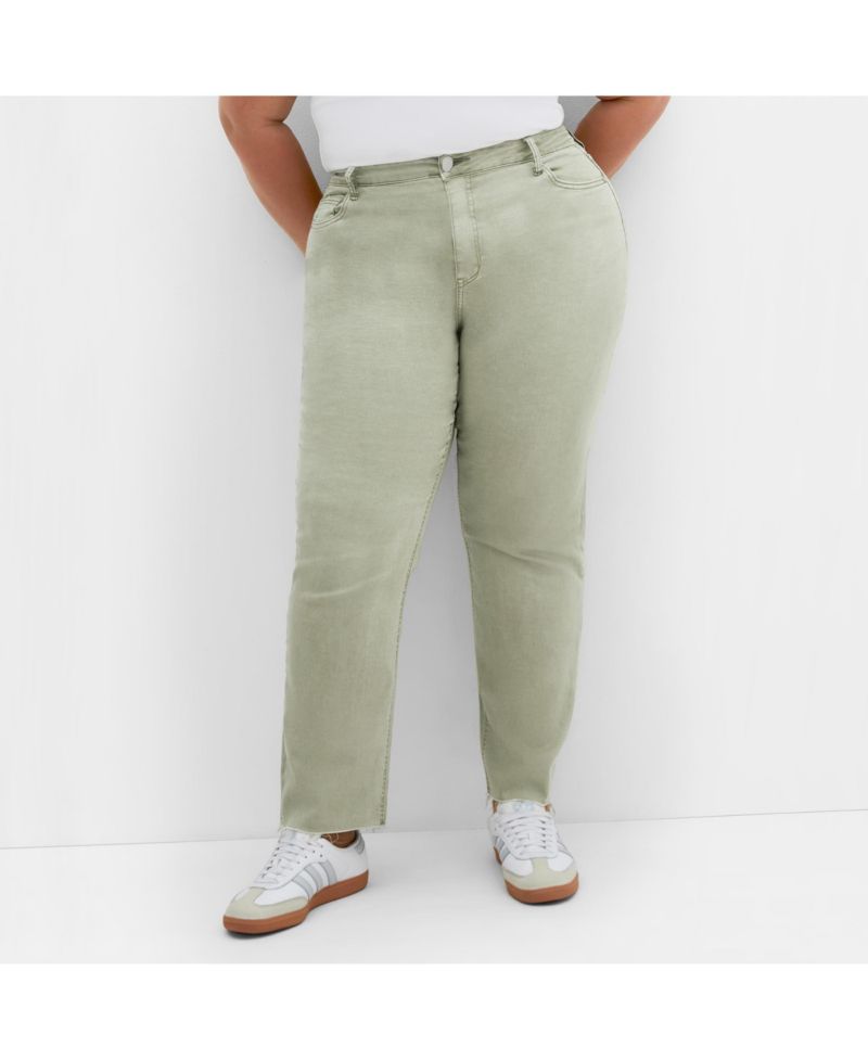 Plus Size Harley Fit Clover Row Straight Jean