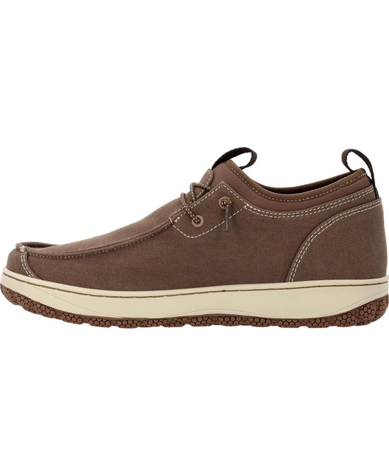 Men's Dry-Strike SRX Outdoor Round-Toe Canvas Boat Shoes