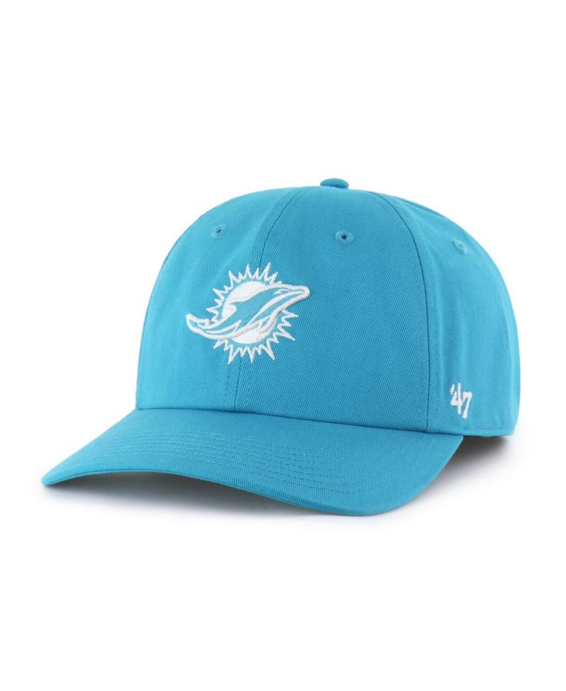 Men's Aqua Miami Dolphins Foundational Franchise Fitted Hat