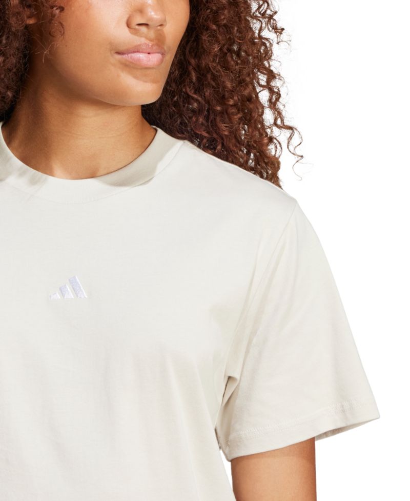 Plus Size Short-Sleeve Cotton Crewneck Logo T-Shirt