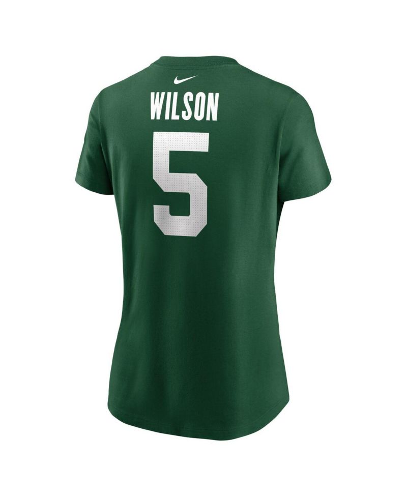 Women's Garrett Wilson Legacy Green New York Jets Name & Number T-Shirt