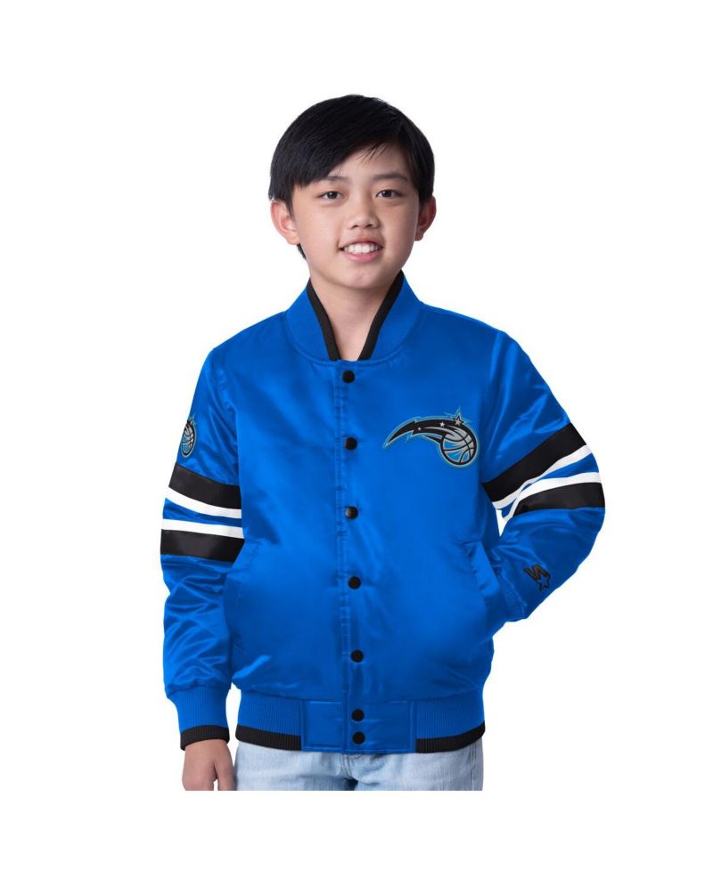 Youth Blue Orlando Magic Scout Varsity Full-Snap Jacket
